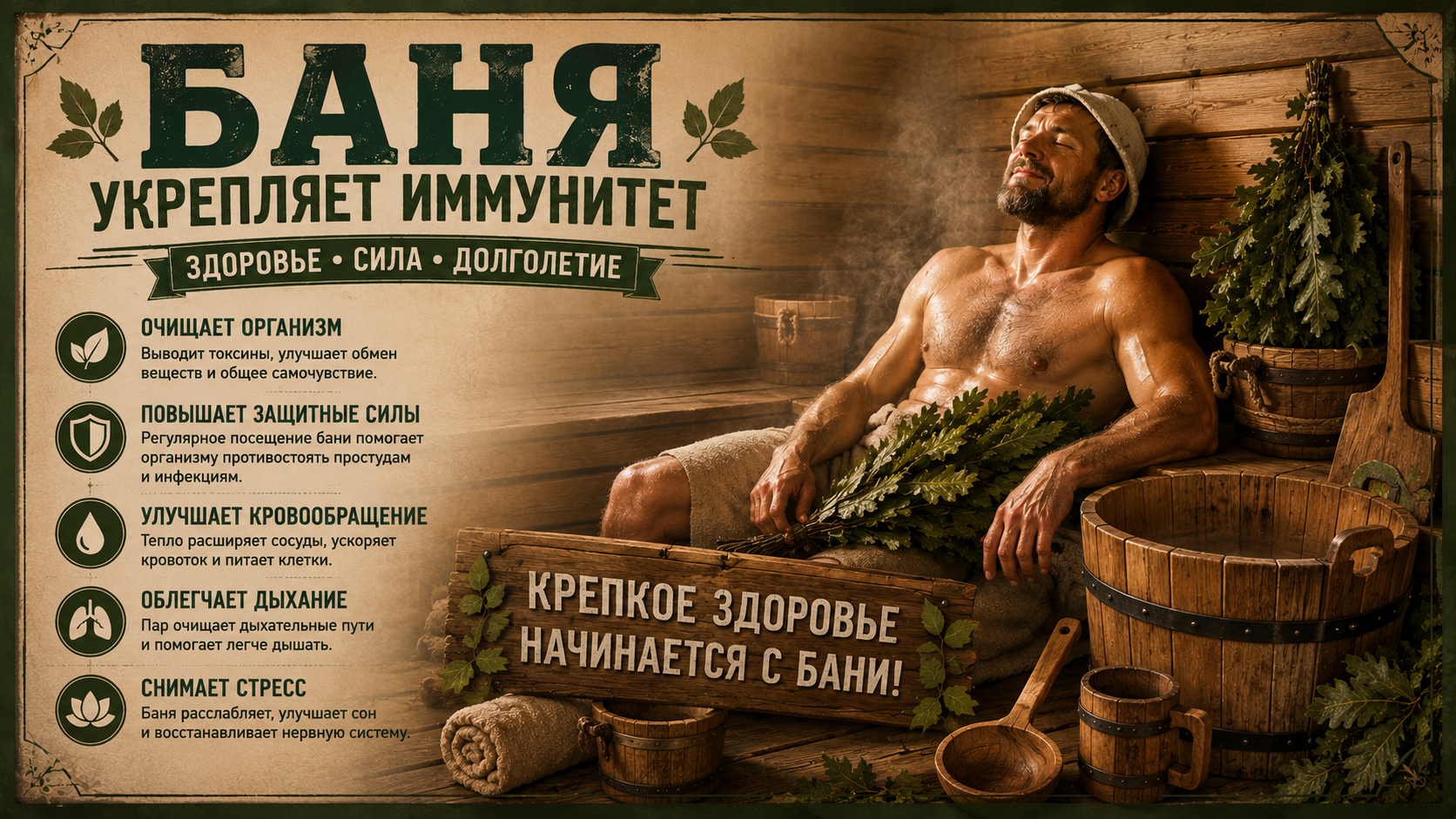 Как баня укрепляет иммунитет: научные факты и практические советы