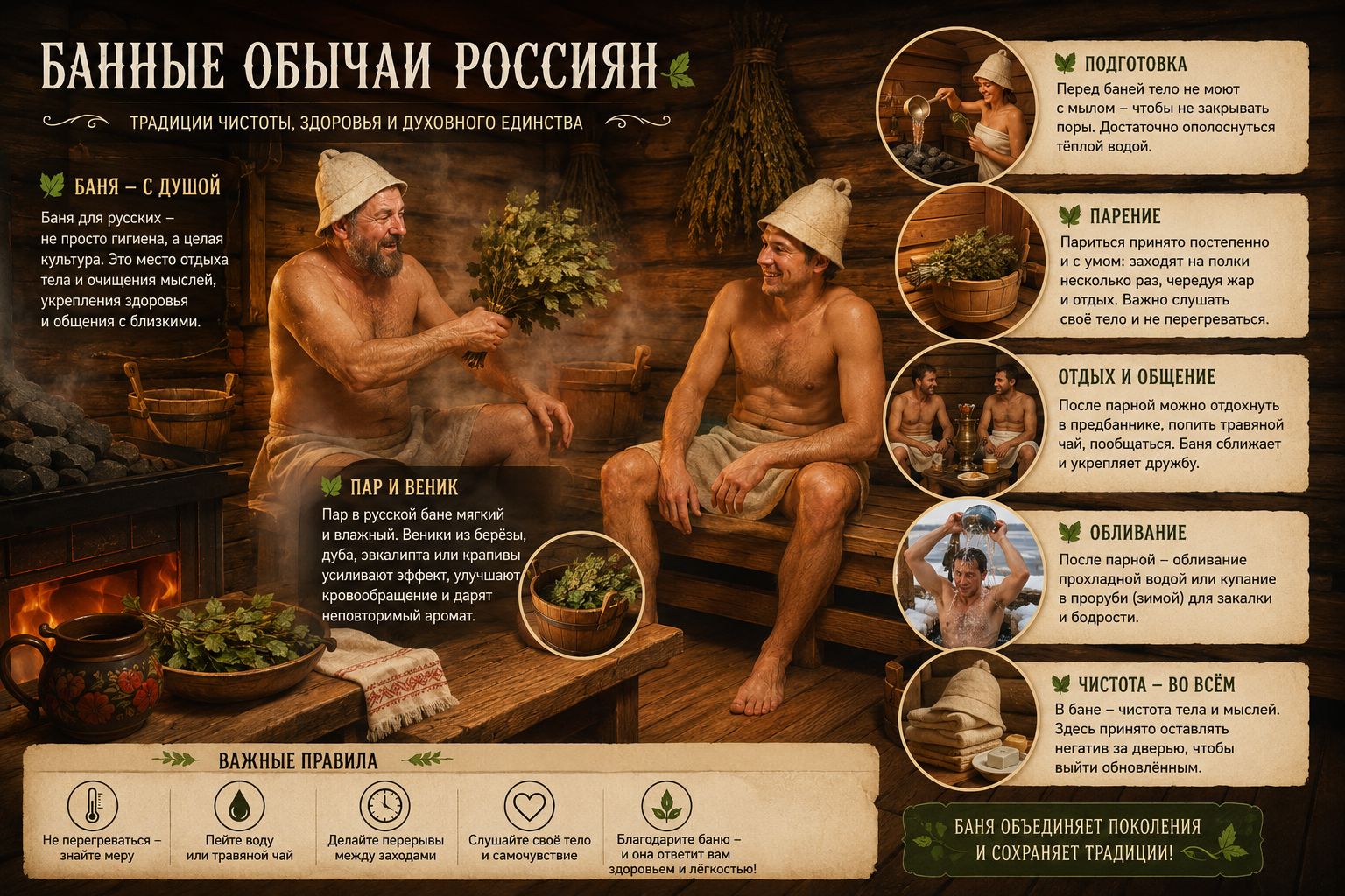 Банные обычаи россиян