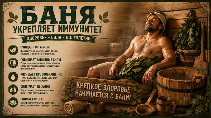 Как баня укрепляет иммунитет: научные факты и практические советы